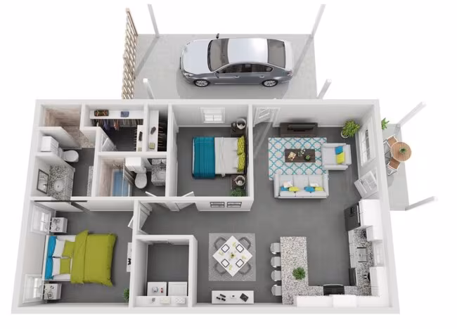 2 Bedroom 85 floor plan